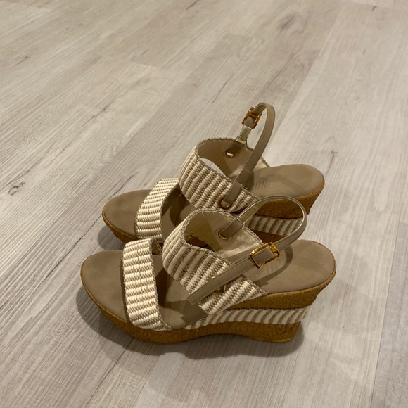 Womens wedge sandals size 7 - Picture 2 of 4